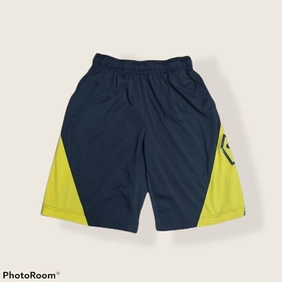 NIKE MLB BASEBALL DRI-FIT BLACK AND YELLOW SHORTS, SIZE MEDIUM - Picture 1 of 8